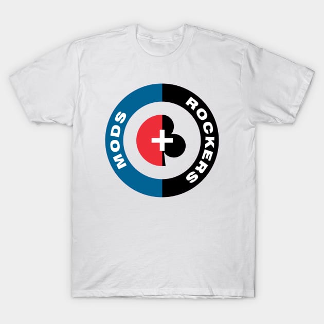 Mods and Rockers T-Shirt by Skatee